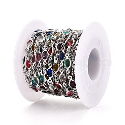 Латунные овальные звенья ручной работы CHC-N024-09P