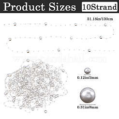 10 нить акриловые искусственные жемчужины бисер отделка гирлянда нить OCOR-GF0001-45-03