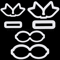 4 коробка 2 вида пластиковых форм&nbsp;DIY-SC0030-52B