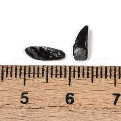 Naturschneeflocke Obsidian Perlen&nbsp;X-G-U032-A08