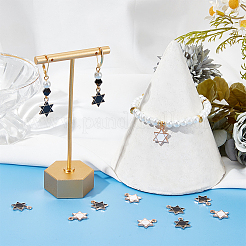 80шт 2 цвета сплава эмалевые подвески ENAM-SC0005-11