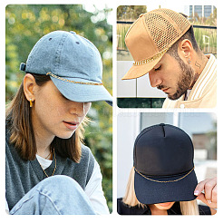 4 шт. 4 стиля латунная скрепка и кубинское звено 7 цепи панцирного типа&nbsp;AJEW-TAC00042