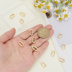 12 шт. латунные пружинные кольца-затворы&nbsp;KK-ME0003-51