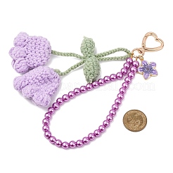 Подвеска ручной работы из хлопковой пряжи HJEW-JM04389-01