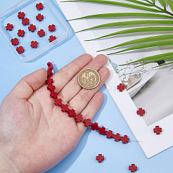 1 нить синтетических коралловых бусин CORA-FH0001-01