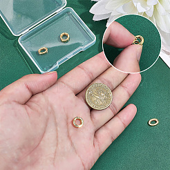 4 pièce 2 styles 925 anneaux de porte à ressort en argent sterling&nbsp;STER-PH0004-32G