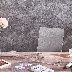 2 комплект 2 стилей прямоугольная прозрачная акриловая демонстрационная доска для дизайна ногтей ODIS-NB0001-35