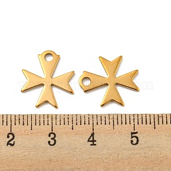 Placcatura ionica (ip) ciondoli in acciaio inossidabile 304&nbsp;STAS-C043-49G-01