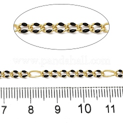 Цепи из латунной эмали ручной работы с овальными звеньями CHC-L053-08G-06