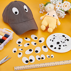 3 juego de ojos de muñeca hechos a mano en fieltro&nbsp;FIND-FG0004-12