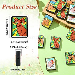 20 perles de tarot en silicone de 4 couleurs&nbsp;SIL-CJ0002-81