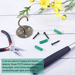 Железные настенные крючки AJEW-WH0018-48E