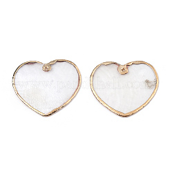 Подвески из натуральных ракушек Capiz SSHEL-N034-130A-01