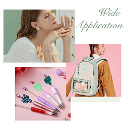 20 шт. 5-х цветные силиконовые бусины-фигурки в виде кактуса SIL-HS0001-05