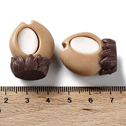 3d кабошоны из непрозрачной смолы с ушками животных&nbsp;CRES-P029-B02