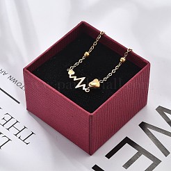 Браслеты из нержавеющей стали 304 с ионным покрытием (IP)&nbsp;BJEW-P345-02G