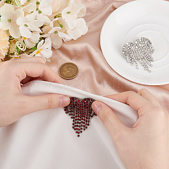 2шт брошь из двухцветного сплава со стразами&nbsp;FIND-GO0003-52