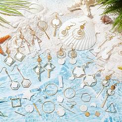 Набор для самостоятельного изготовления сережек-подвесок из натуральных ракушек DIY-SC0025-83