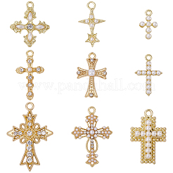 18pcs 9 Arten Legierungsanhänger&nbsp;FIND-SC0023-60