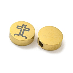 Тема Хэллоуина бусины из нержавеющей стали 304&nbsp;STAS-M069-01G-G