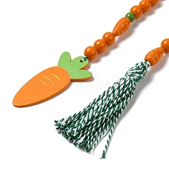 Деревянная гирлянда из бисера&nbsp;HJEW-A007-01B