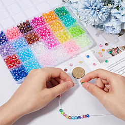1440шт 24 стиля прозрачные акриловые бусины MACR-SP0001-38