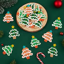 30 шт. 3-х цветные полиэстеровые нашивки на одежду&nbsp;PATC-MA0001-52