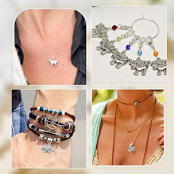 80 шт. 10 стиля подвески из сплава в тибетском стиле&nbsp;TIBEP-AR0001-11