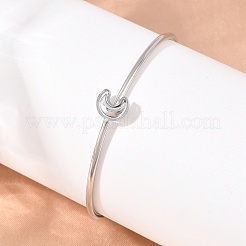 304 Edelstahlarmreifen für Damen&nbsp;BJEW-N040-01A-P