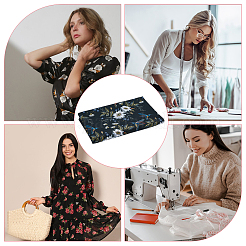 Цветочная полиэфирная ткань DIY-WH0410-98