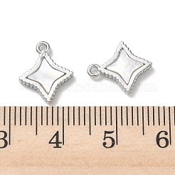 Pendenti naturali in guscio di ottone&nbsp;KK-P355-21P