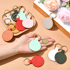 24шт брелок из кожи 8 цветов&nbsp;KEYC-SC0001-86