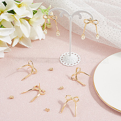 6 шт. латунная фурнитура для сережек-гвоздиков KK-BBC0019-96B