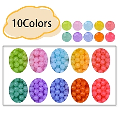 600 pz 10 colori perline acriliche trasparenti&nbsp;MACR-YW0001-83