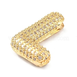 Porte micro ouvrent pendentifs zircone cubique en laiton de placage&nbsp;KK-Q790-01L-G
