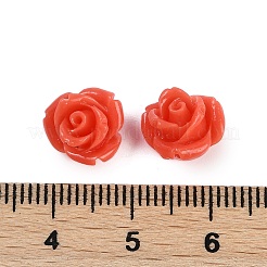 Perle intagliate in corallo sintetico&nbsp;CORA-M001-07O