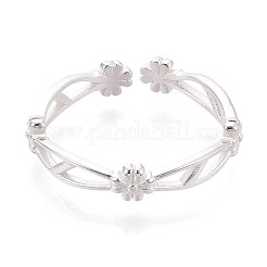 925 открытое кольцо-манжета из стерлингового серебра для женщин&nbsp;STER-N016-147S