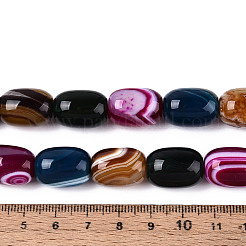 Природный агат бисер нитей G-N356-02A-07