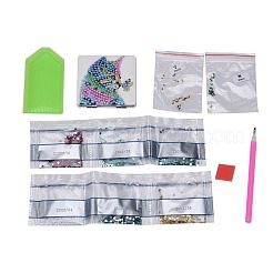 Kit adesivi per pittura diamante fai da te per la realizzazione di specchi in plastica&nbsp;DIY-F059-40