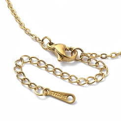 Ожерелья из натуральных драгоценных камней овальной формы с подвесками в виде листьев/глаз/дерева NJEW-JN04395