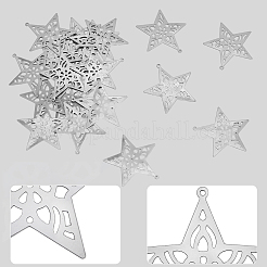 40 шт. 2 стиля железных подвесок&nbsp;IFIN-GF0001-56