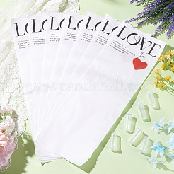 20 pièce de papier d'emballage pour bouquet de fleurs en plastique OPP&nbsp;DIY-TA0003-68A