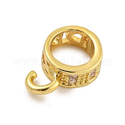 Покрытие стойки латунь микро паве прозрачный кубический цирконий трубы поручни KK-F876-18G