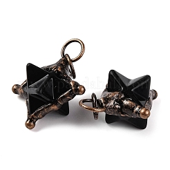 Подвески со звездами Меркаба из натуральных смешанных драгоценных камней&nbsp;G-C144-01R