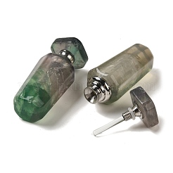 Флаконы для духов с капельницей из натурального флюорита DJEW-H010-03P-03