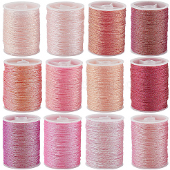 12 рулон полиэфирной швейной нитки 12 цветов.&nbsp;OCOR-CY0002-02E