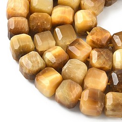 Натуральный золотой тигр глаз бисер пряди&nbsp;G-C267-A11