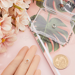 2 шт. 925 кольца-пружинки из стерлингового серебра STER-BBC0006-74B