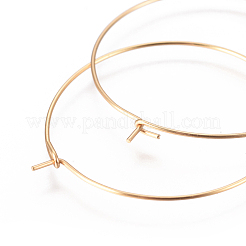 Фурнитура для сережек-колец из нержавеющей стали 304 STAS-I120-60D-G