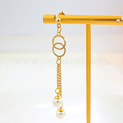 Круглые серьги-гвоздики из нержавеющей стали HD6895